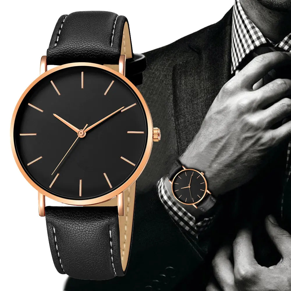 Luxe Leather Men's Watches