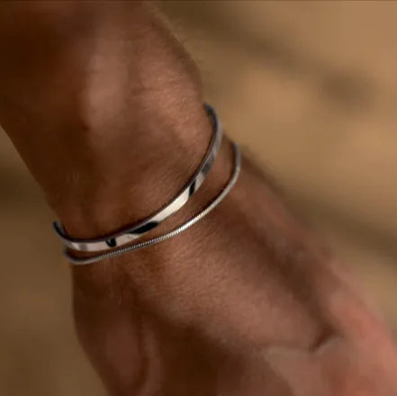 Cuban Link C-Shaped Bracelet