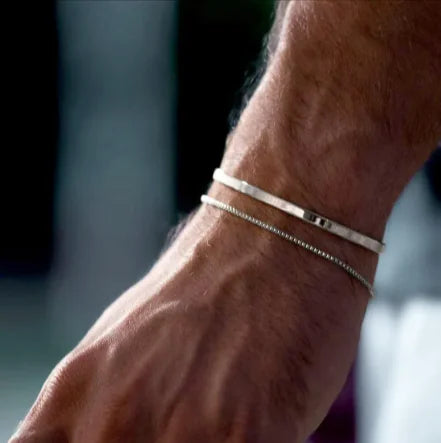 Cuban Link C-Shaped Bracelet