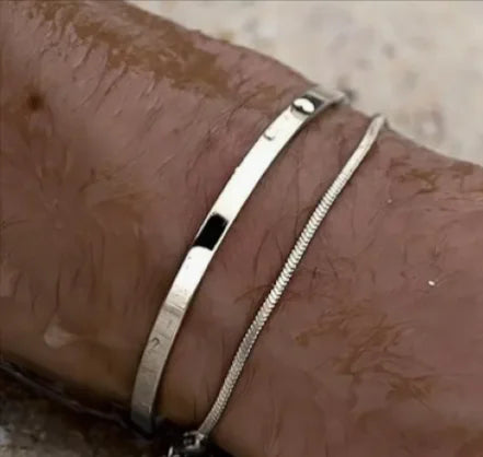 Cuban Link C-Shaped Bracelet